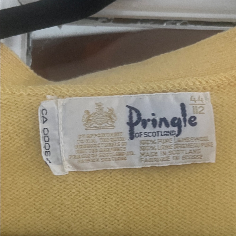 Pendleton Yellow Cardigan